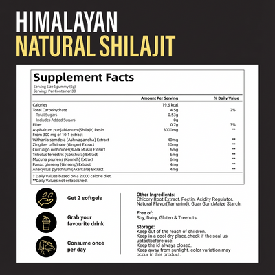 ALVERRA® MAXOUT SHILAJIT GUMMIES